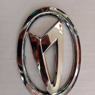  Dành cho DAIHATSU logo lưới tản nhiệt phía trước hoặc biểu tượng cốp sau Nhãn dán vô lăng huy hiệu bạc cho Terios XENIA 