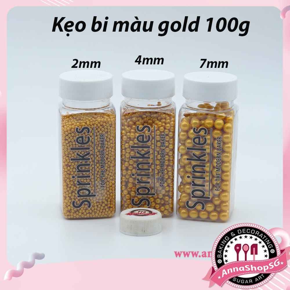 KẸO BI MÀU GOLD 100g