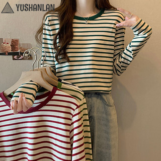 YUSHANLAN áo phông áo thun nữ croptop baby tee hàn quốc Đơn giản Stylish Casual WTX23B02RJ 36Z240905
