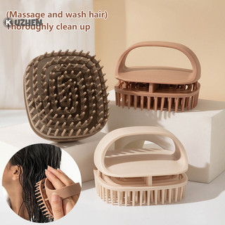  Kuzhen Dầu Gội Bàn Chải Tắm Massage Da Đầu Lược Làm Sạch Da Đầu Hộ Gia Đình Gàu Tắm Bàn Chải Salon Dụng Cụ Làm Tóc HOT 