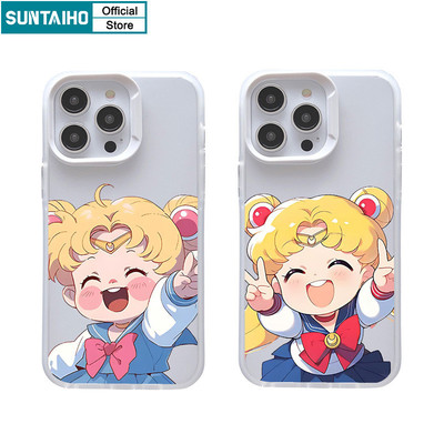 Suntaiho Coquette Vỏ Đẹp Họa Tiết Cô Gái Trong Suốt Mờ Ốp điện thoại Cho Iphone 15 14 12 13 11 Pro Max IP 7 8 Plus Iphon X Xs XR Xs Max TPU Silicon Mềm Cao Cấp Chống Sốc Ốp điện thoại