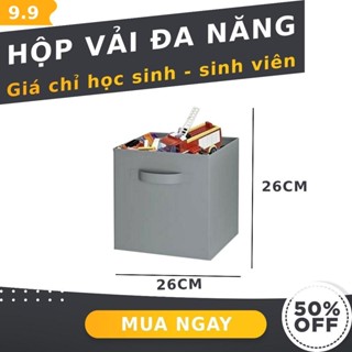  Hộp vải kệ sách tổ ong 
