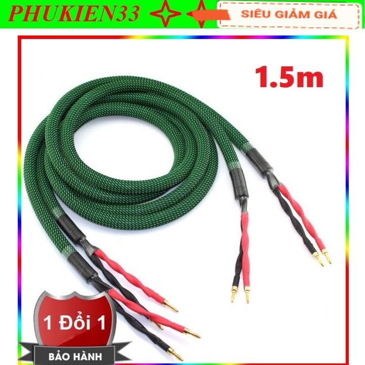 Dây loa MCINTOSH 4 lõi đồng mạ bạc cao cấp dài 1.5m - Dây loa MCINTOSH 1.5m