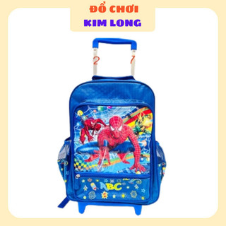 Balo cần kéo hình siêu nhân - Balo cặp đi học cho bé trai tiểu học cấp 1 ABC lớp 1 2 3 CÓ SẴN (Có sẵn)