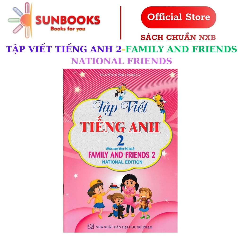Sách - tập viết tiếng anh 2 (biên soạn theo bộ sách family and friends 2 national edition)