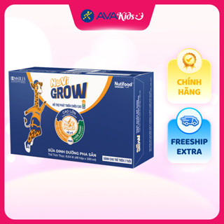 Thùng 48 hộp sữa pha sẵn Nutifood NuVi Grow 180 ml (từ 2 tuổi)