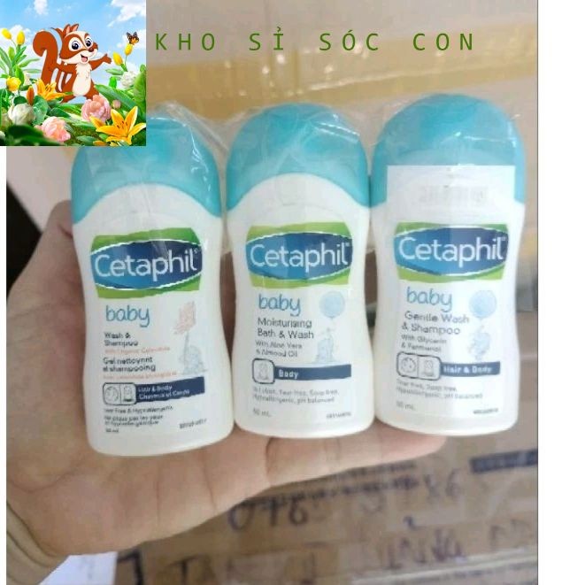 Sữa tắm Cetaphil baby moisturising bath & wash- Tắm gội cetaphil gentle wash & shampoo/ cetaphil wit