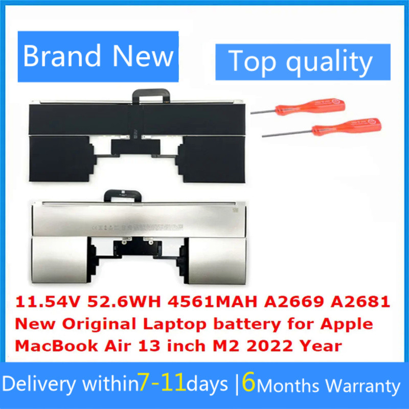 A2669 A2681 New Laptop battery for Apple MacBook Air 13 inch M2 2022 Year A3113 2024 Year