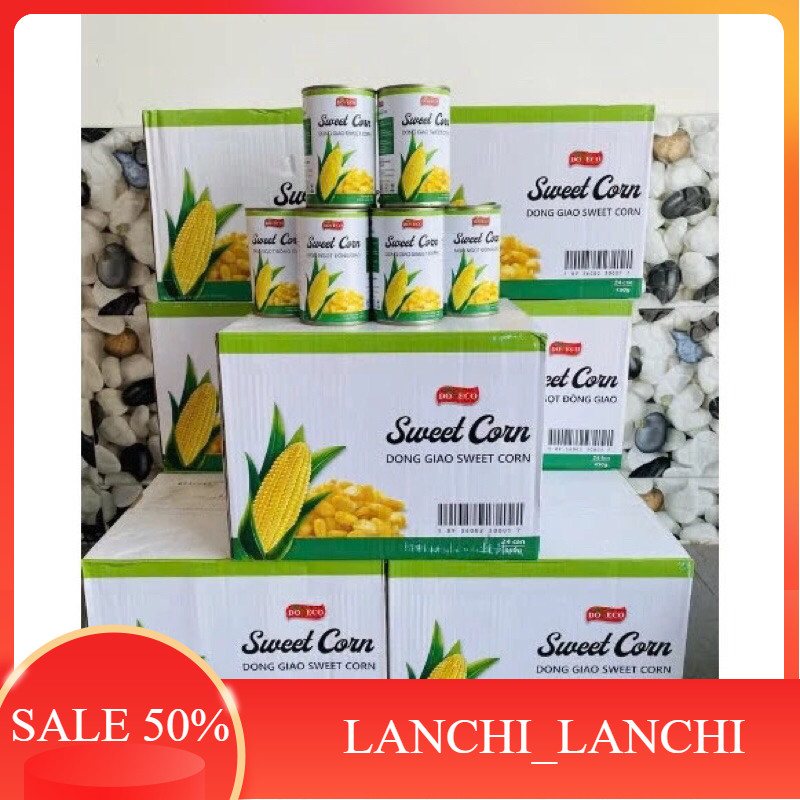 Thùng Ngô Hạt Đồng Giao DOVECO  24 Hộp 450 g- CHÍNH HÃNGo