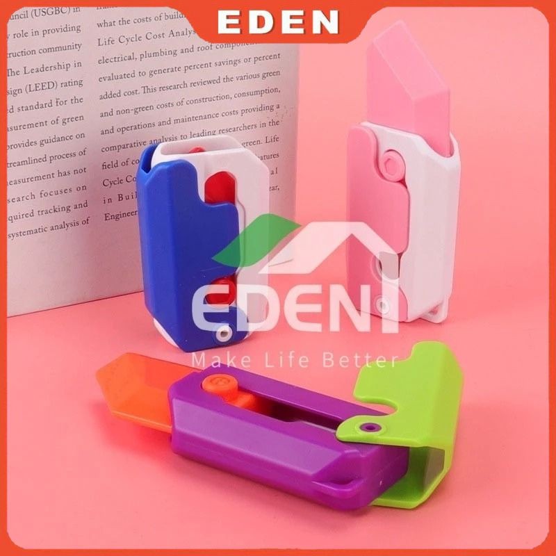 Đồ Chơi Thẻ Nhấn Tạo Hình Cà Rốt Dao In 3d Dễ Thương Cho Bé Eden VN