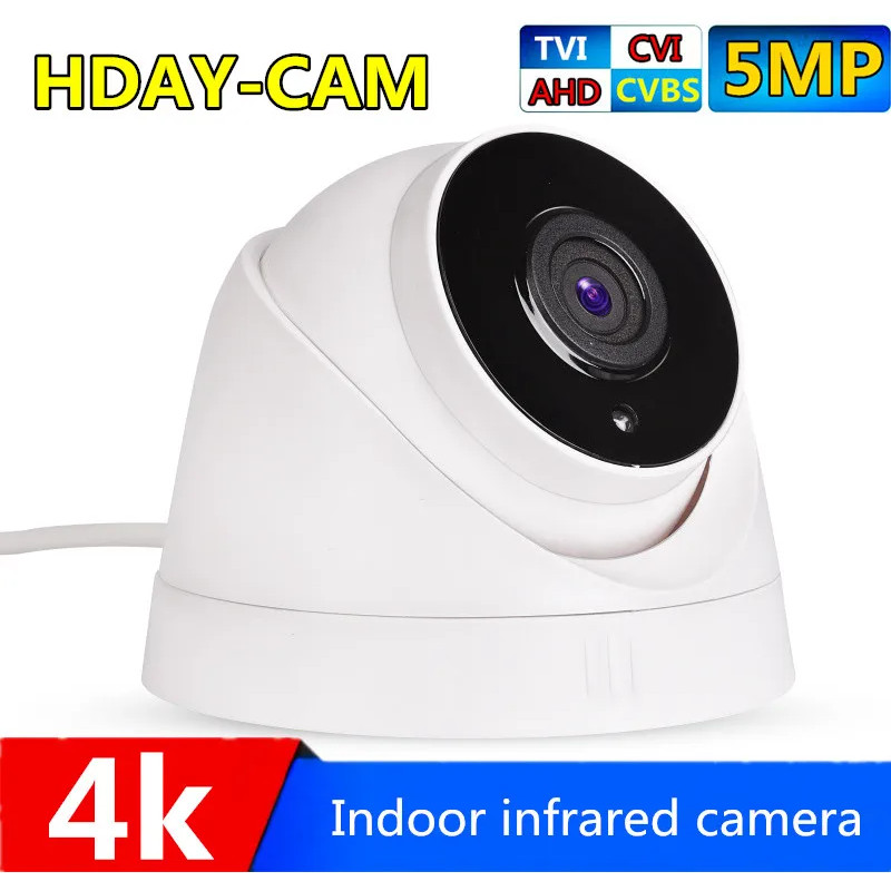 8MP AHD Dome CCTV Trong Nhà IR CUT Lọc 5MP 1080P 720P Camera 5.0MP AHD Camera 1200TVL Analog 960H CA