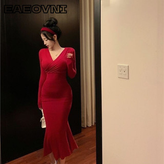 EAEOVNI váy Đầm váy nữ body đầm Comfortable phổ biến Stylish thời trang WLQ24A0NIN 43Z241022