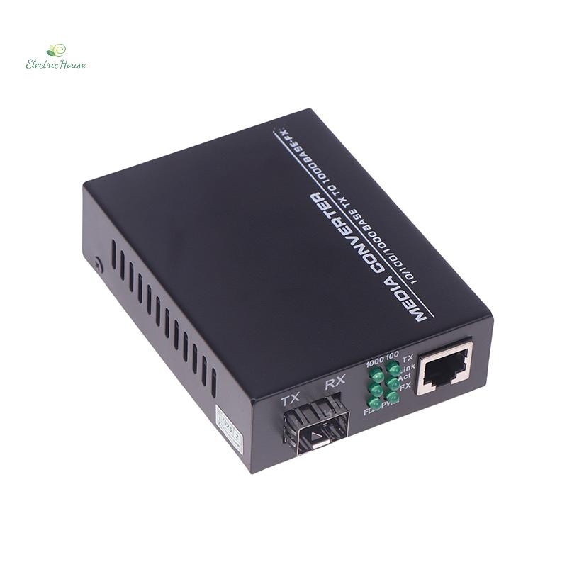 [Nhà Điện] 1 Gigabit Media Adapter 1 Bộ Thu Phát Sang 1 RJ45 10 / 100 / 1000M Quang Với Mới 3KM / 20