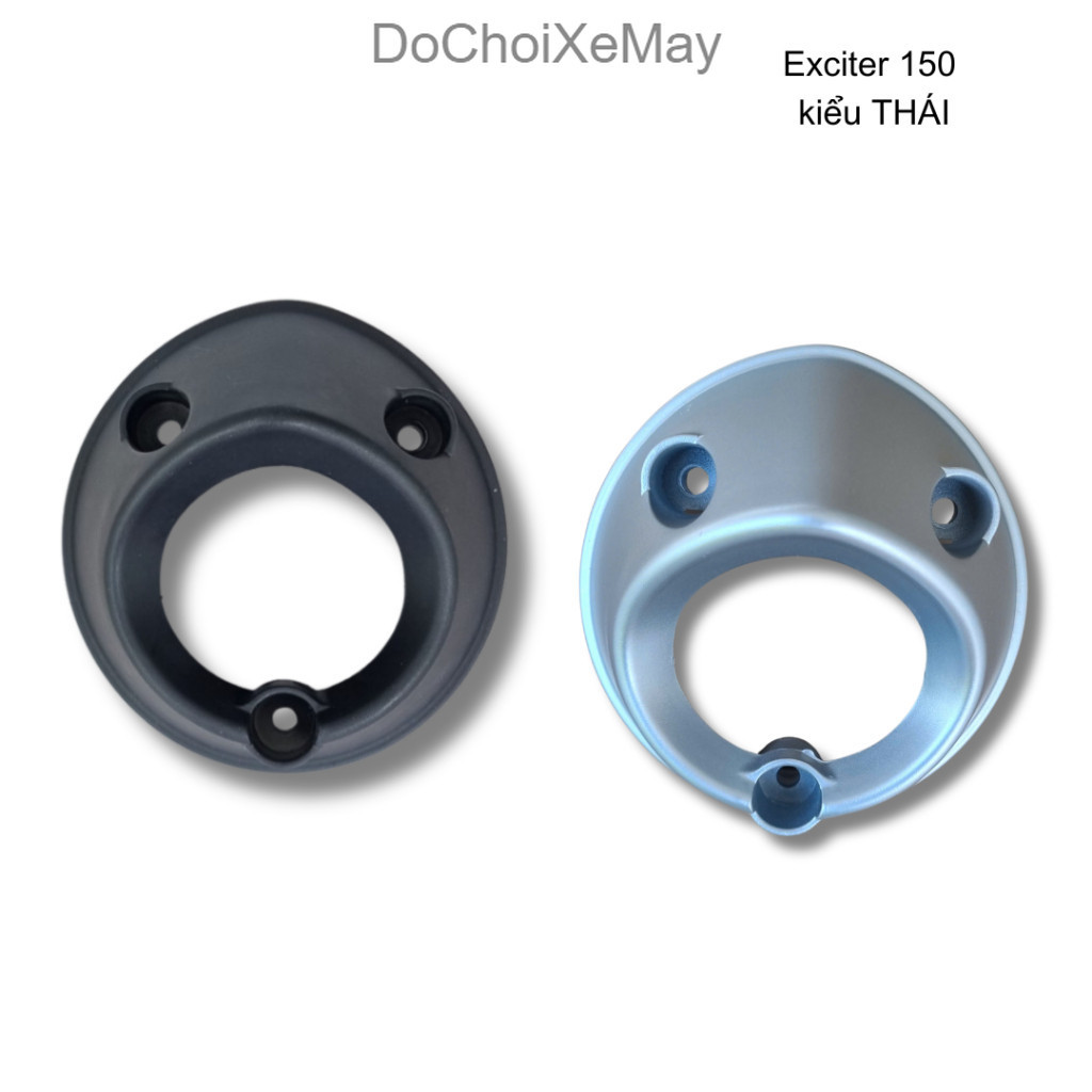 Chụp đuôi pô Ex150 Thái Đít Pô Màu đen màu bạc Ex 150 Exciter 150 kiểu Thái DoChoiXeMay