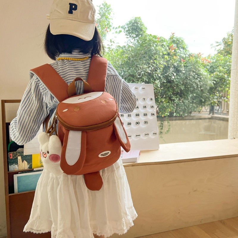 Thỏ Ba Lô Thỏ Ba Lô Đi Học Ba Lô Thỏ Dễ Thương Túi Đi Học Nữ Mini Phong Cách Ba Lô Cô Gái Hoạt Hình 