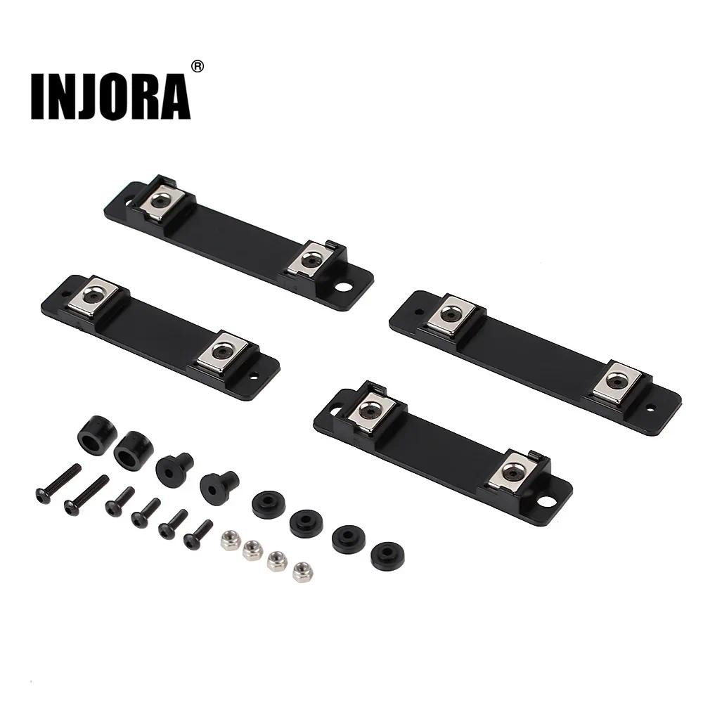 INJORA 4 Vỏ Từ Tính Cột Đứng Thân Gắn Bài Cho 1: 10 RC Xe Bánh Xích TRX4 TRX6 G63
