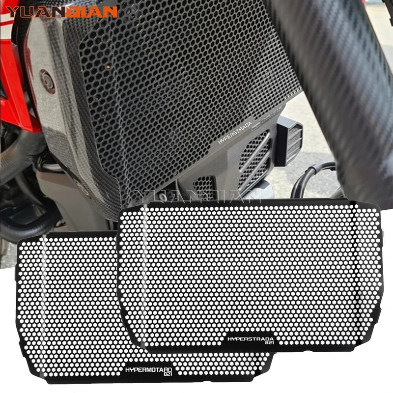 Dành Cho Ducati Hypermotard 821 SP 2013 2014 2015 Xe Máy Tản Nhiệt Bảo Vệ Lưới Tản Nhiệt Bao Làm Mát