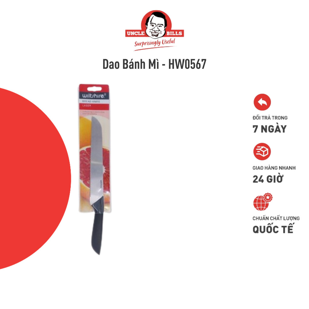 Dao Bánh Mì Uncle Bill HW0567 Cắt Bánh Mì Laser