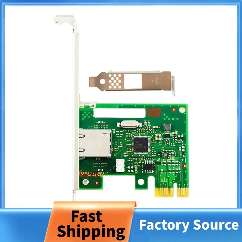 1 Bộ I210-T1 PCI-Ex1 Gigabit Cổng Đơn Máy Chủ Máy Tính Để Bàn Thẻ Mạng Có Dây I210AT Chip Máy Tính Đ