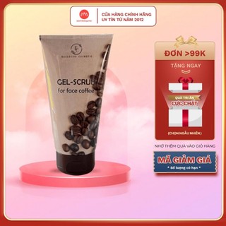  Tẩy tế bào chết mặt cà phê Exclusive Cosmetic Gel Scrub 150g - gel tẩy da chết da mặt sạch dịu nhẹ 