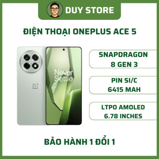  Điện thoại OnePlus Ace 5 5G - Snapdragon 8 Gen 3 - BH 1 đổi 1 - TRẦN DUY STORE 