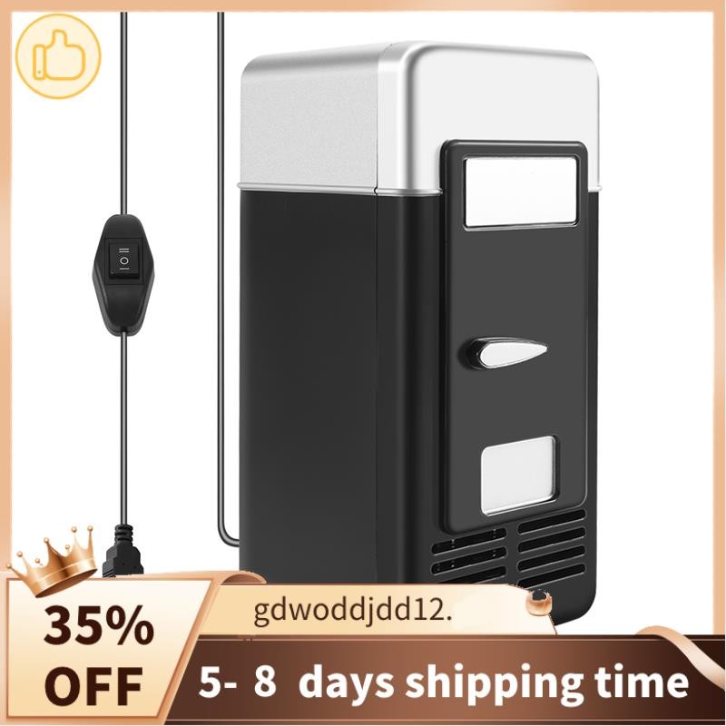 Cao Cấp USB Mini Tủ Lạnh Thả Lạnh Lau Tủ Đông USB Mini Tủ Lạnh Nhỏ Di Động Soda Mini Tủ Lạnh Cho Ô T