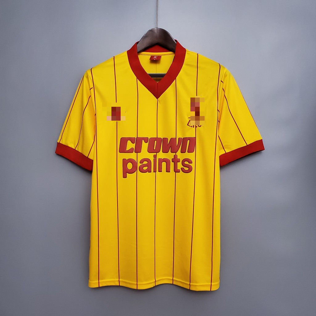 81-84 Liverpool Sân khách Retro Áo bóng đá Jersey-JZ