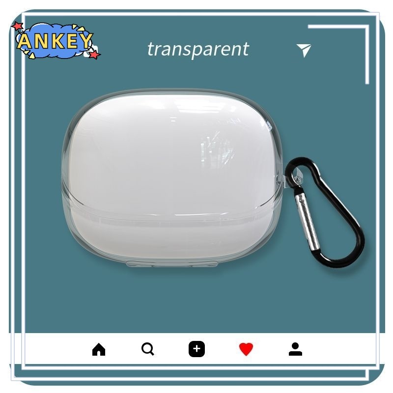 Compatible with Baseus Bowie MP1 / M2s Pro / M2s Clear Earphone Case TPU Shell Transparent Headphone