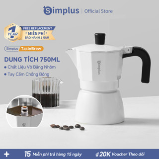 Simplus Ấm Pha Cà Phê Moka Cà phê Espresso Dung Tích 150mL KFJH015 - Bảo Hành 1 Năm 1 Đổi 1