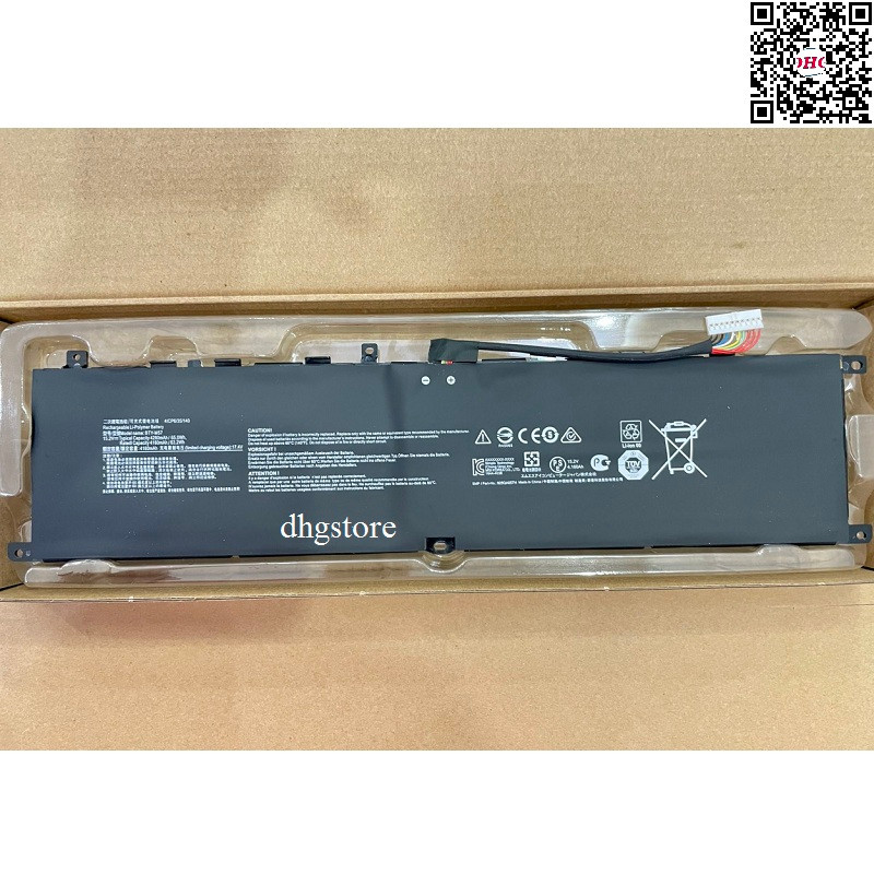 Pin laptop MSI GP66 Leopard 10UG 10UE 10UH 11UG 11UH, GP76 018GP76 444GP66 Stormtrooper 2 Pro, BTY-M