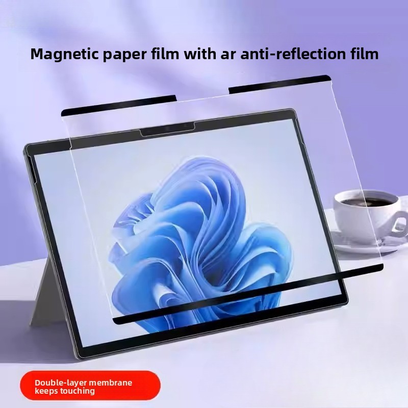 Tấm bảo vệ màn hình cảm nhận từ tính cho Microsoft Surface Pro 12 2025 12 inch có thể tháo rời, Phim