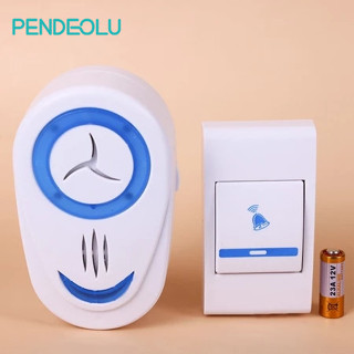  PENDEOLU Chuông Cửa Không Dây Khách Thông Minh,Kèm Chống Trộm Tia Hồng Ngoại Chuông Cổng Chuông Báo Động Cho Người Già 