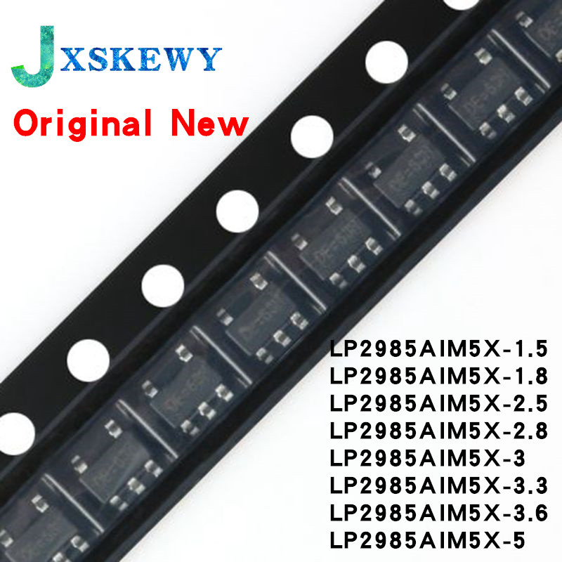 10 CÁI LP2985AIM5X3.3 SOT23-5 LP2985AIM5X 1.5 1.8 2.5 2.8 3.3 3.0 3.6 5.0 3V 5V SOT LP2985 SMD