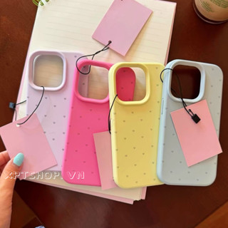 Ốp Điện Thoại Silicon Lỏng Trái Tim Nhiều MàuLove Cho iPhone 16ProMax 16Pro 16Plus 15ProMax 14 13 12 Pro Max Bảo Vệ Toàn Diện Chống Sốc Bảo Vệ Bìa Mềm