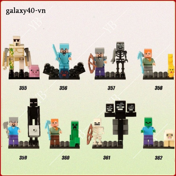 Đồ chơi mô hình lắp ráp nhân vật Minecraft độc đáo