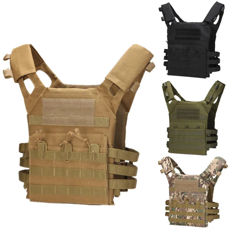 Nylon Chiến Thuật Áo Giáp Cơ Thể Săn Bắn Tàu Sân Bay Airsoft Phụ Kiện Chiến Đấu MOLLE Camo Săn Áo Ve