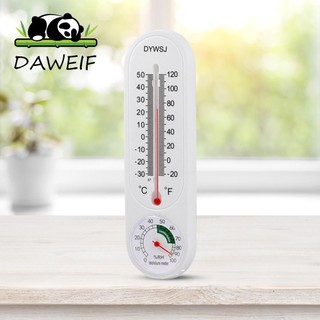 Daweif treo nhiệt kế nhà kính trồng treo đồng hồ đo nhiệt độ màn hình nhiệt độ máy đo độ ẩm tường nhiệt độ máy đo độ ẩm cảm biến nhiệt độ độ độ ẩm đồng hồ đo
