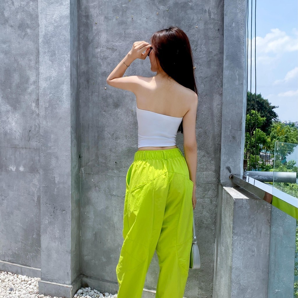 Áo Quây Croptop cho nữ A136 Gladimax Thun cotton dày dặn, co giãn, phong cách trẻ trung năng động | BigBuy360 - bigbuy360.vn
