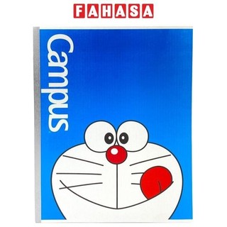 Vở doraemon smile - b5 kẻ ngang có chấm 200 trang đl 70g/m2 - campus nb-bsdsm200 - màu xanh dương
