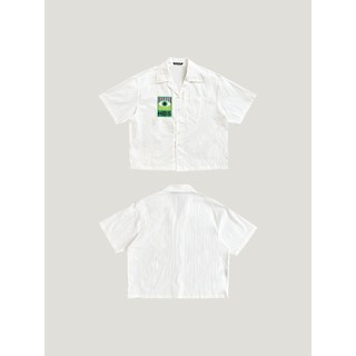 Áo sơ mi vải mềm mịn HBS CUBAN SHIRT - WHITE