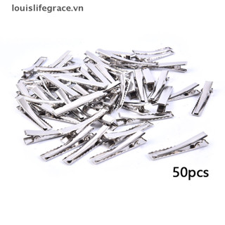 Lgvn 50 Chiếc Kim Loại Cá Sấu Kẹp Tóc Nơ Răng Barrette Cá Sấu Kẹp DIY Kẹp HOT