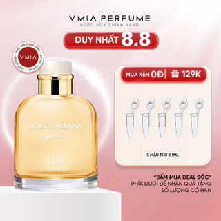 Nước hoa nam dg light blue sun mẫu thử 2ml 5ml 10ml