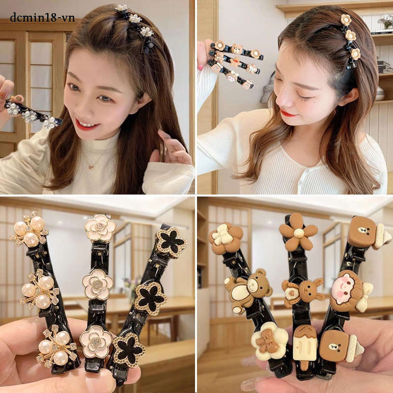 Kẹp Tóc Bện Phong Cách Hàn Quốc Mới Cho Nữ