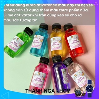 Dung dịch làm đông slime Activator, nước cất borax pha sẵn