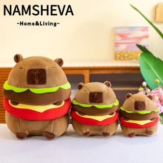 NAMSHEVA Capybara, 20 / 26 / 36 Cm Búp bê nhồi bông Kapibala, Động vật hoạt hình Kawaii Gối biến hình Đồ chơi nhồi bông Cô gái