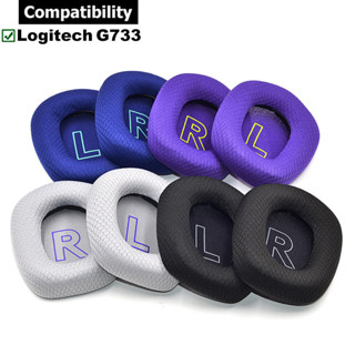 1 Cặp Miếng Lót Tai Nghe Cho Logitech G733 Tai Nghe Đệm Tai Nghe Xốp Tai Nghe Bịt Tai