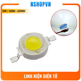 Chip led 5W trắng 6000-6500K