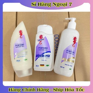 [DATE MỚI NHẤT] Sữa tắm cá ngựa hương nước hoa ALGEMARIN Exclusive Perfume Shower Gel chai nhọn/vuông 300/600ml