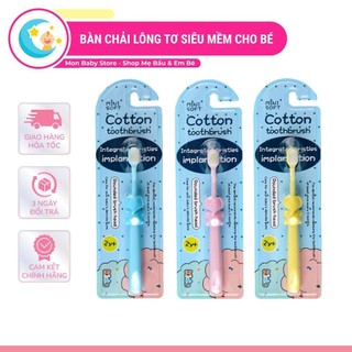 Bàn chải đánh răng cho bé lông tơ siêu mềm - Bàn chải đánh răng trẻ em lông mềm