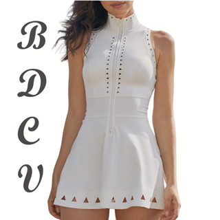 Bdcv Đầm Thể Thao Thời Trang Nữ Tích Hợp Áo Ngực Và Quần Short Tennis OOTD Đầm Lưng Rỗng Thể Thao Ngoài Trời Phù Hợp Với